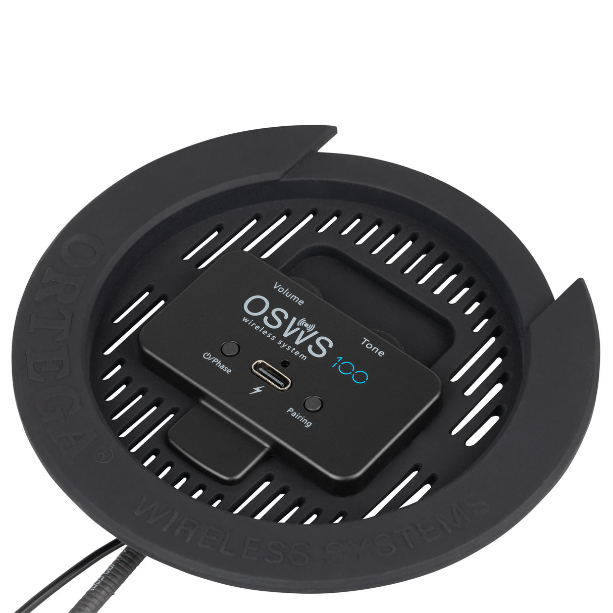ORTEGA Wireless Soundhole Pickup System 100mm *Licenced UHF Band*