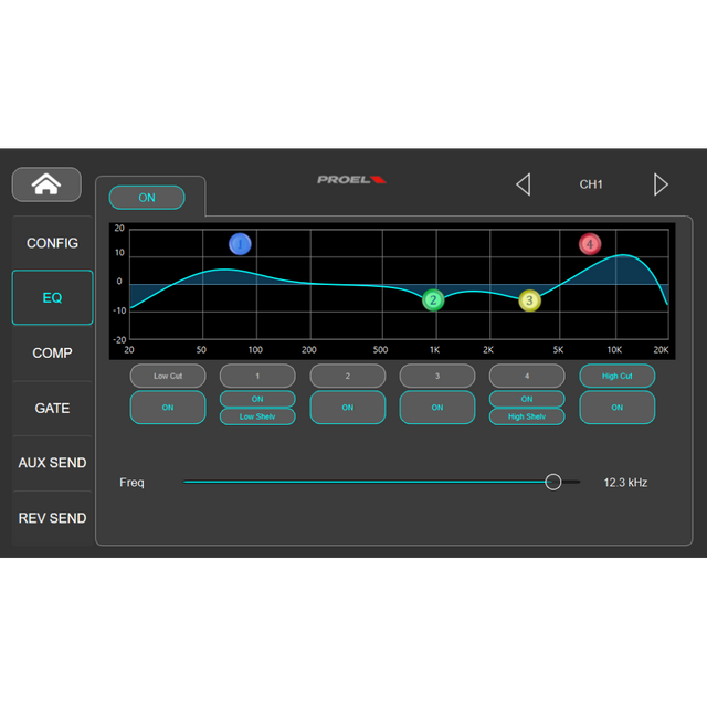 Proel DIGIPAD8 Digital Mixer