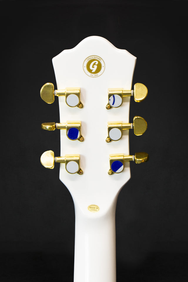 Gould Union White GE50WHT Semi-Hollow Guitar