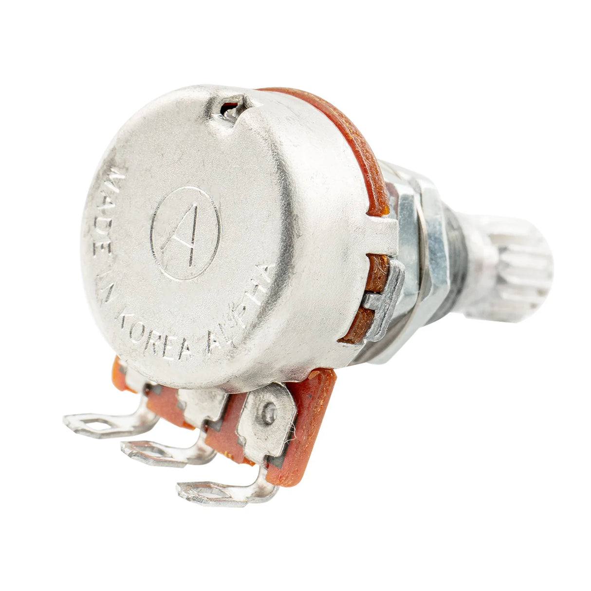 Alpha Audio (Log) Mini Medium Split Shaft Pot 25k