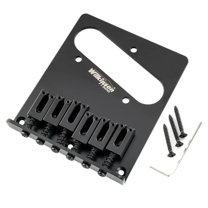 Wilkinson M Series 52.5mm Guitar Bridge with 6 Modern Style Saddles