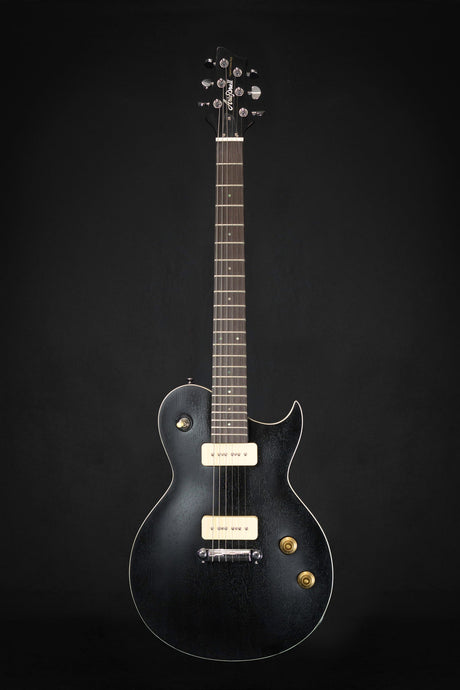 Aria Pro II PE-TR2 Electric Guitar (Black Open Pore) - Electric Guitars - Aria