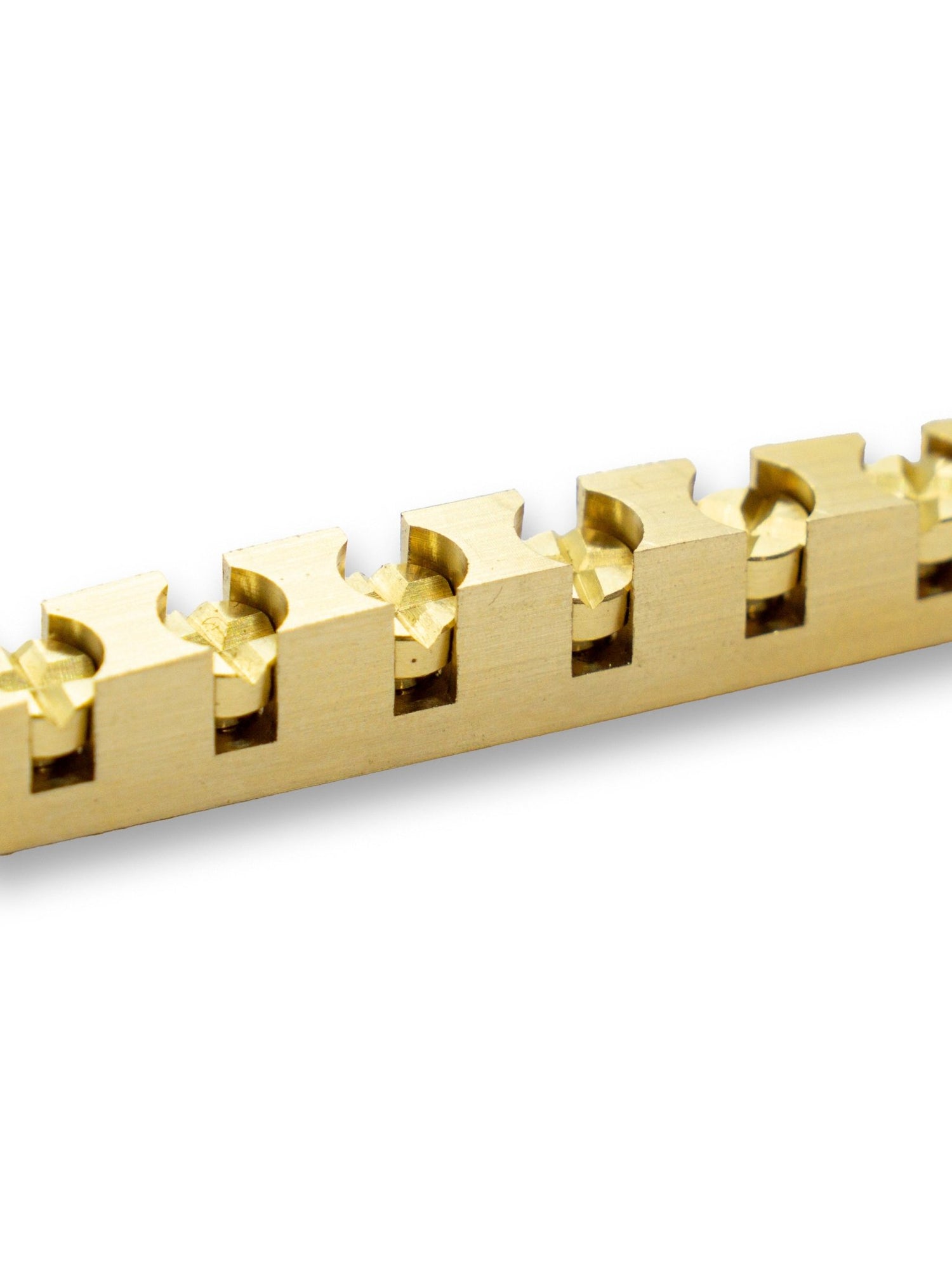 Brass Individual Height Adjustable Guitar Nut 43mm - Parts - WM Guitars