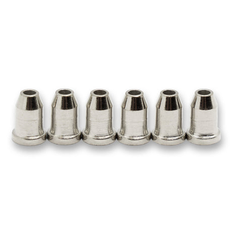 Conical String Through Ferrules x6 (Various Finishes) - Parts - WM Guitars