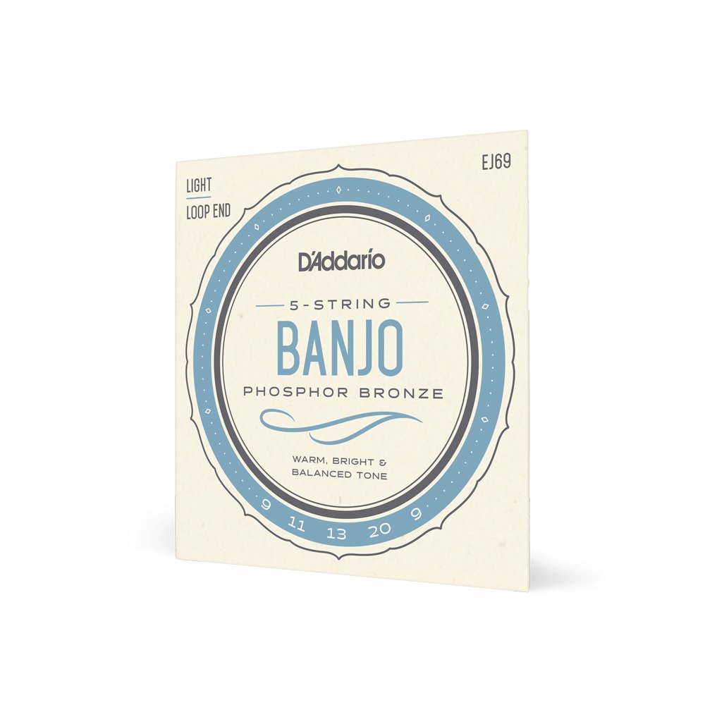 D'Addario Phosphor Bronze Banjo Strings - Loop End - Banjo Strings - D'Addario