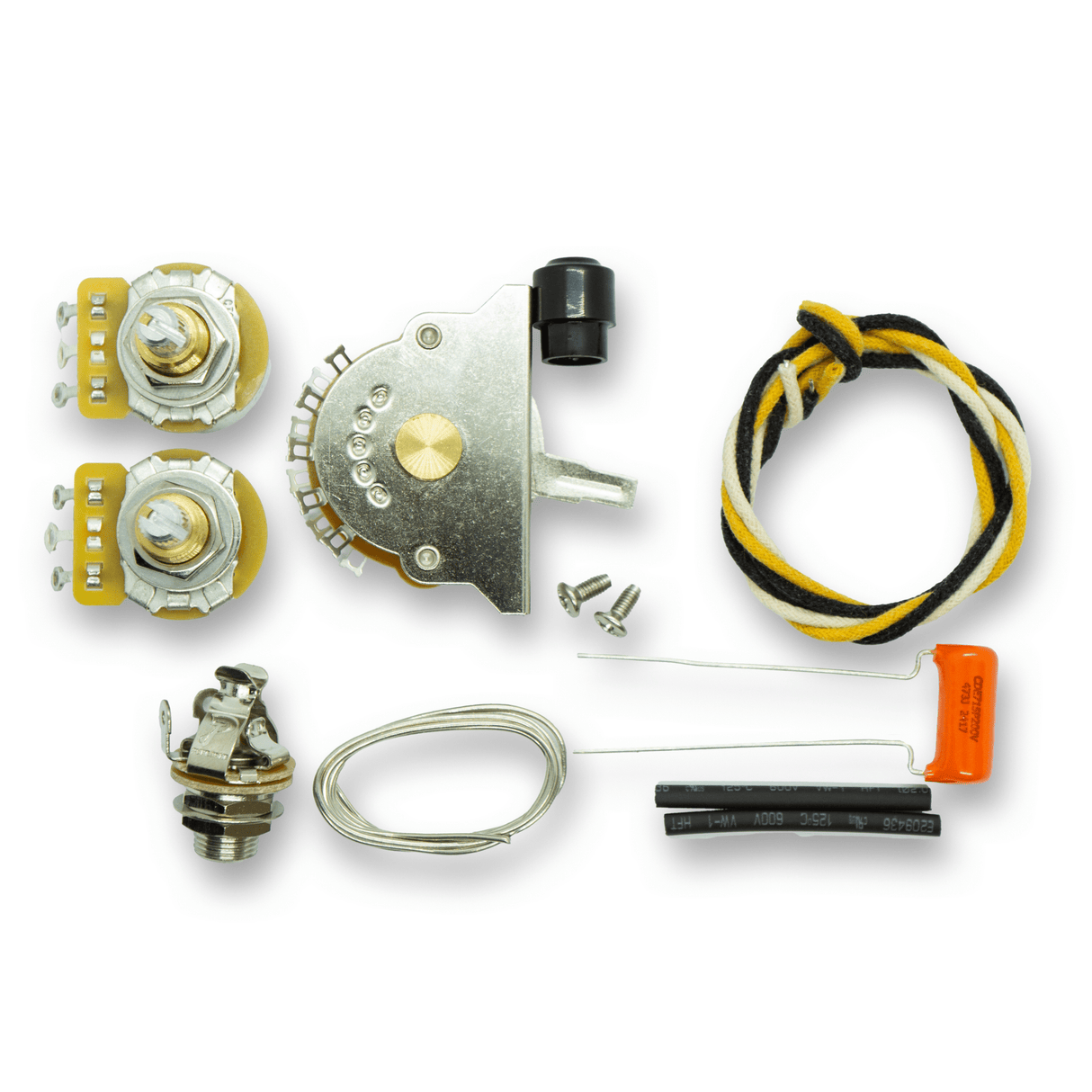 Deluxe Telecaster 4 Way Mod Wiring Upgrade Kit (Puretone, CTS, Sprague, Oak Grigsby) - Parts - WM Guitars