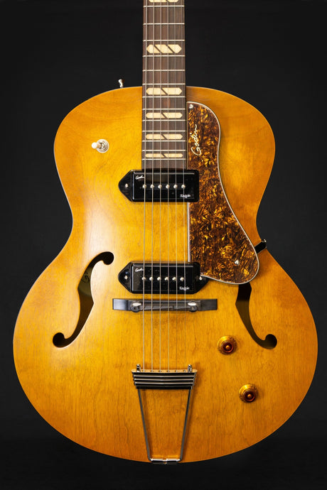 Godin 5th Avenue Jumbo P90 Hollow Body Guitar Harvest Gold - Hollow Body - Godin