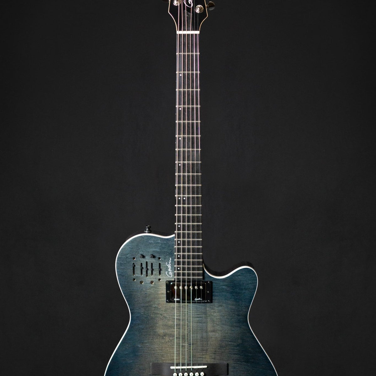 Godin A6Ultra Denim Blue 25th ANV 大きけれ スチール弦