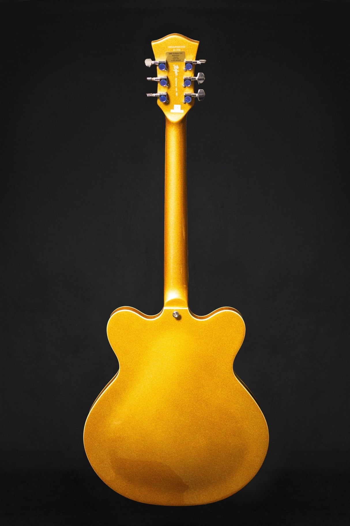 Höfner Verythin UK Exclusive Semi Acoustic Guitar (Pearl Gold) - Semi-Hollow - Höfner