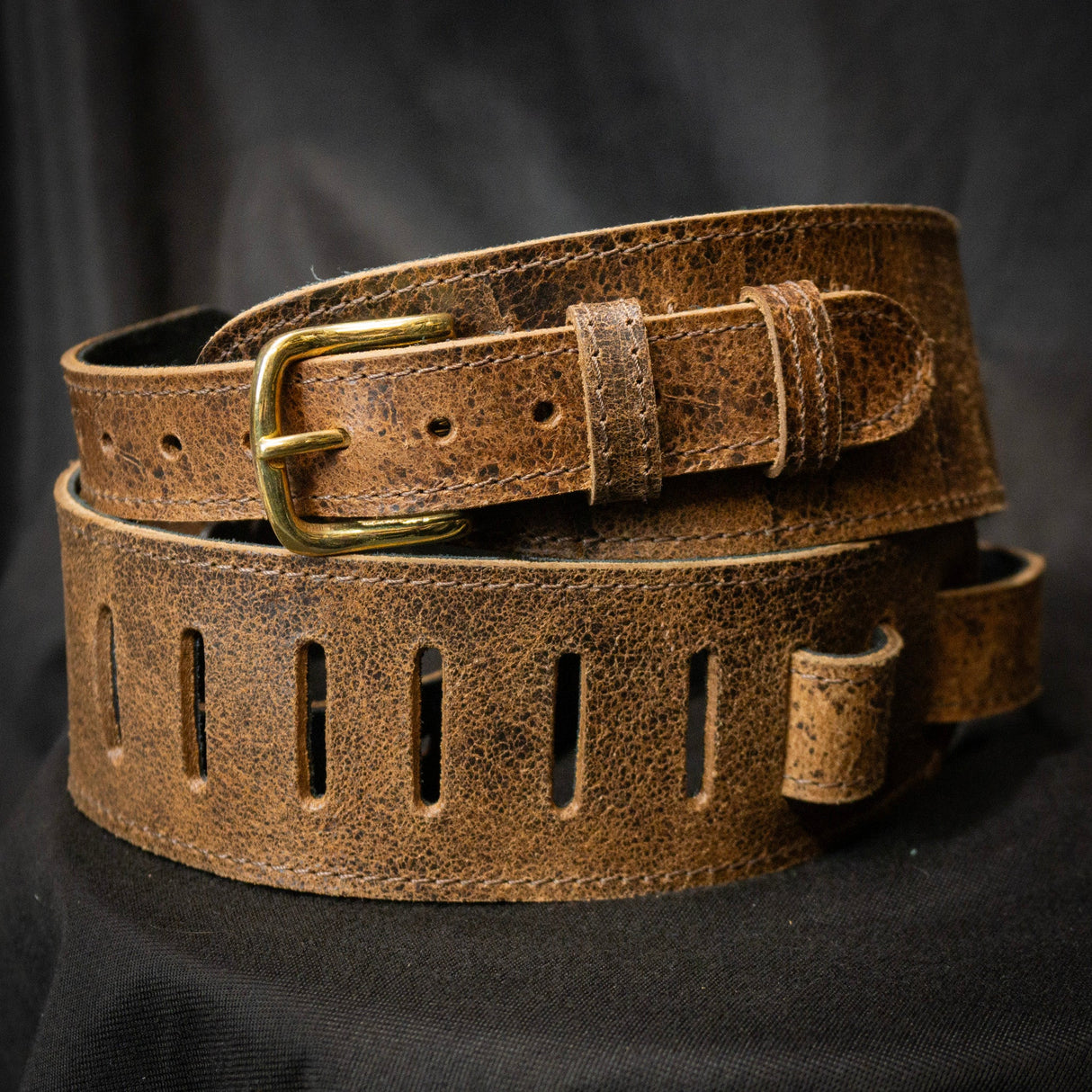 Leathergraft Deluxe Roadworn Strap with Buckle - Straps - Leathergraft
