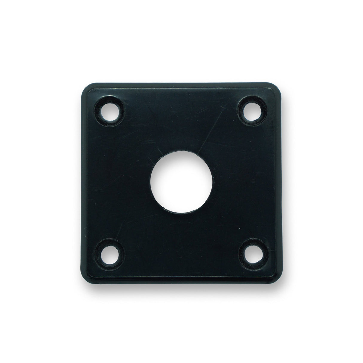 Les Paul Style Jack Plate (Black) - Parts - WM Guitars