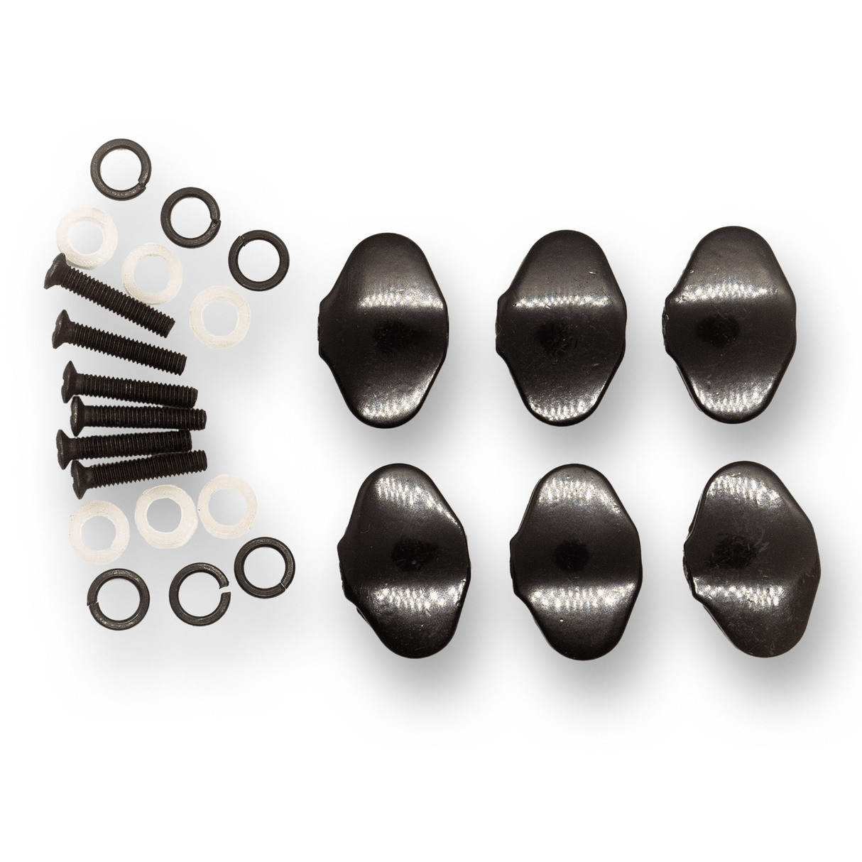 Machine Head Buttons and Fittings x6 Kluson Style (Various Finishes) - parts - WM Guitars