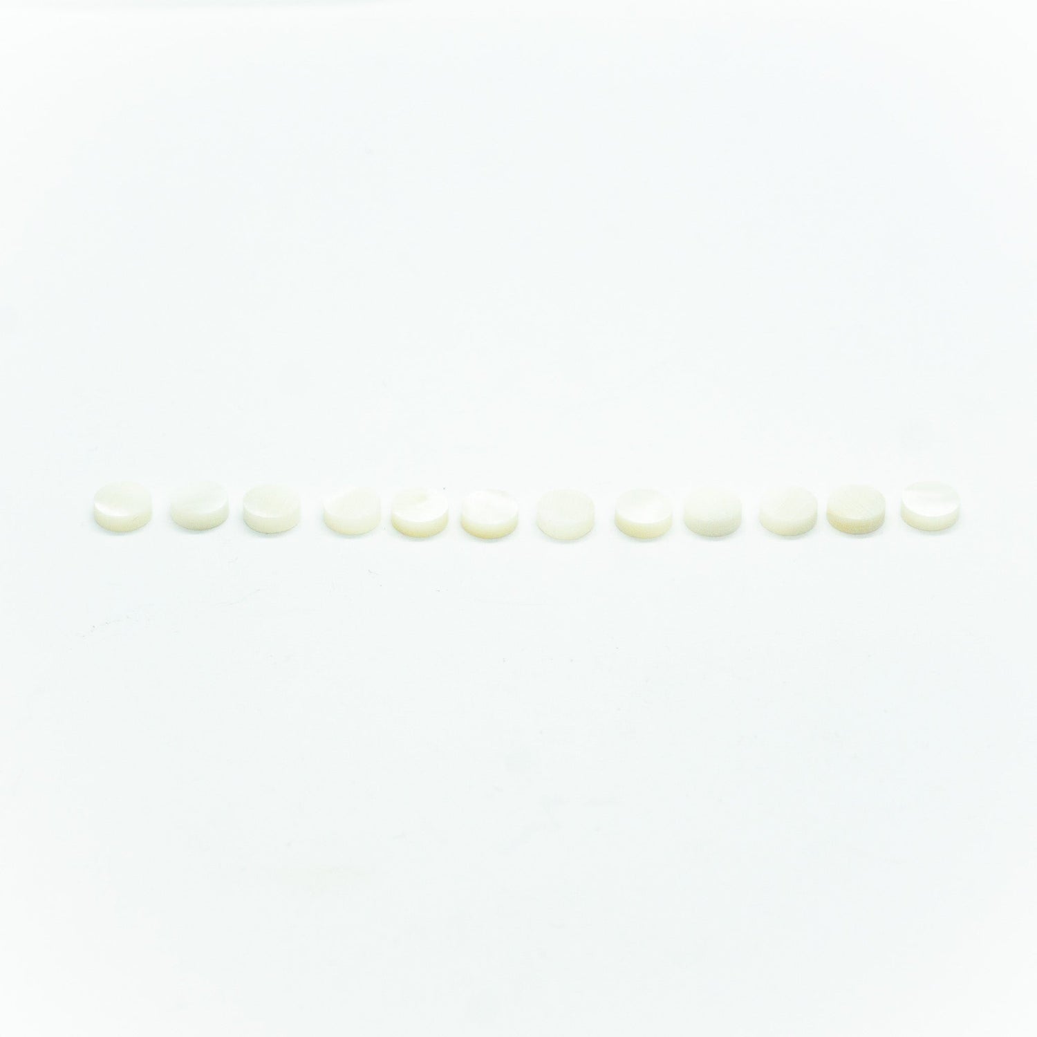 Mother of Pearl Dot Markers x12 (Various Sizes) - Parts - WM Guitars