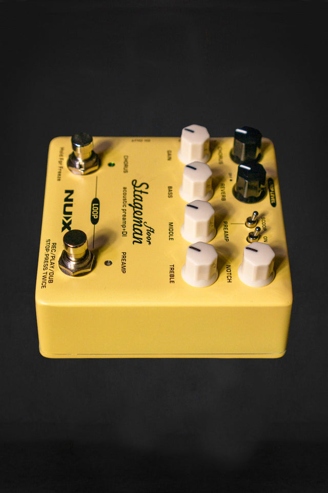 NU-X Stageman Floor Acoustic Preamp Pedal - Effects Pedals - NU-X