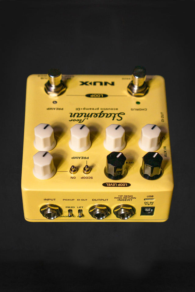 NU-X Stageman Floor Acoustic Preamp Pedal - Effects Pedals - NU-X