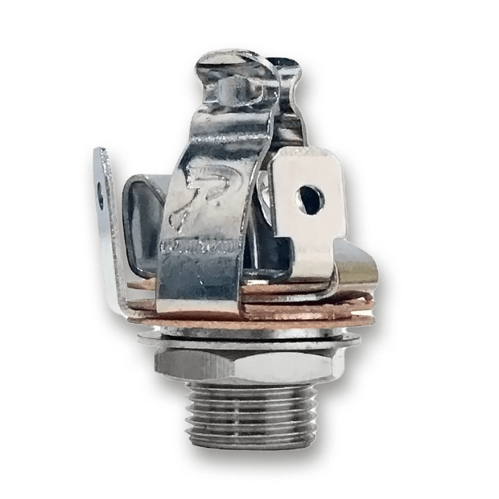 Pure Tone Stereo Multi - Contact 1/4″ Output Jack (Nickel) - Parts - Pure Tone