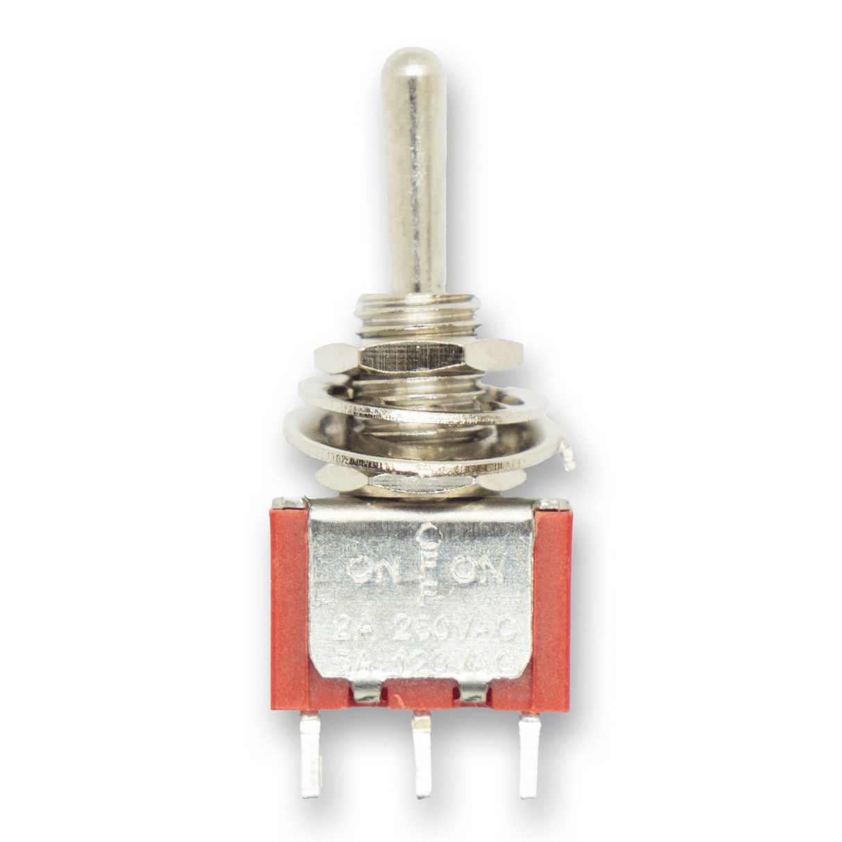 SPDT Momentary/OFF/Momentary Mini Toggle Switch (3 Pole) - Parts - WM Guitars
