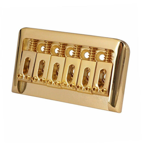 Stratocaster Hardtail Bridge (Gold) - Parts - WM Guitars