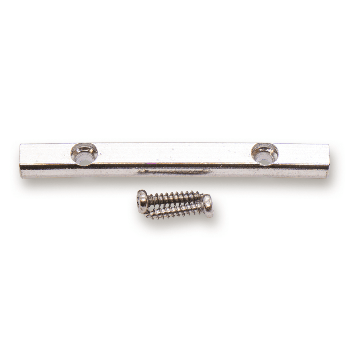 String Retainer Bar & Screws Set (Chrome) - WM Guitars