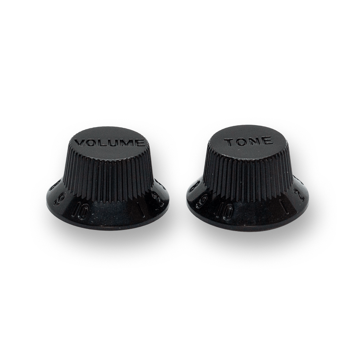 Top Hat Pot Knobs Strat Style (Various Colours) - Parts - WM Guitars