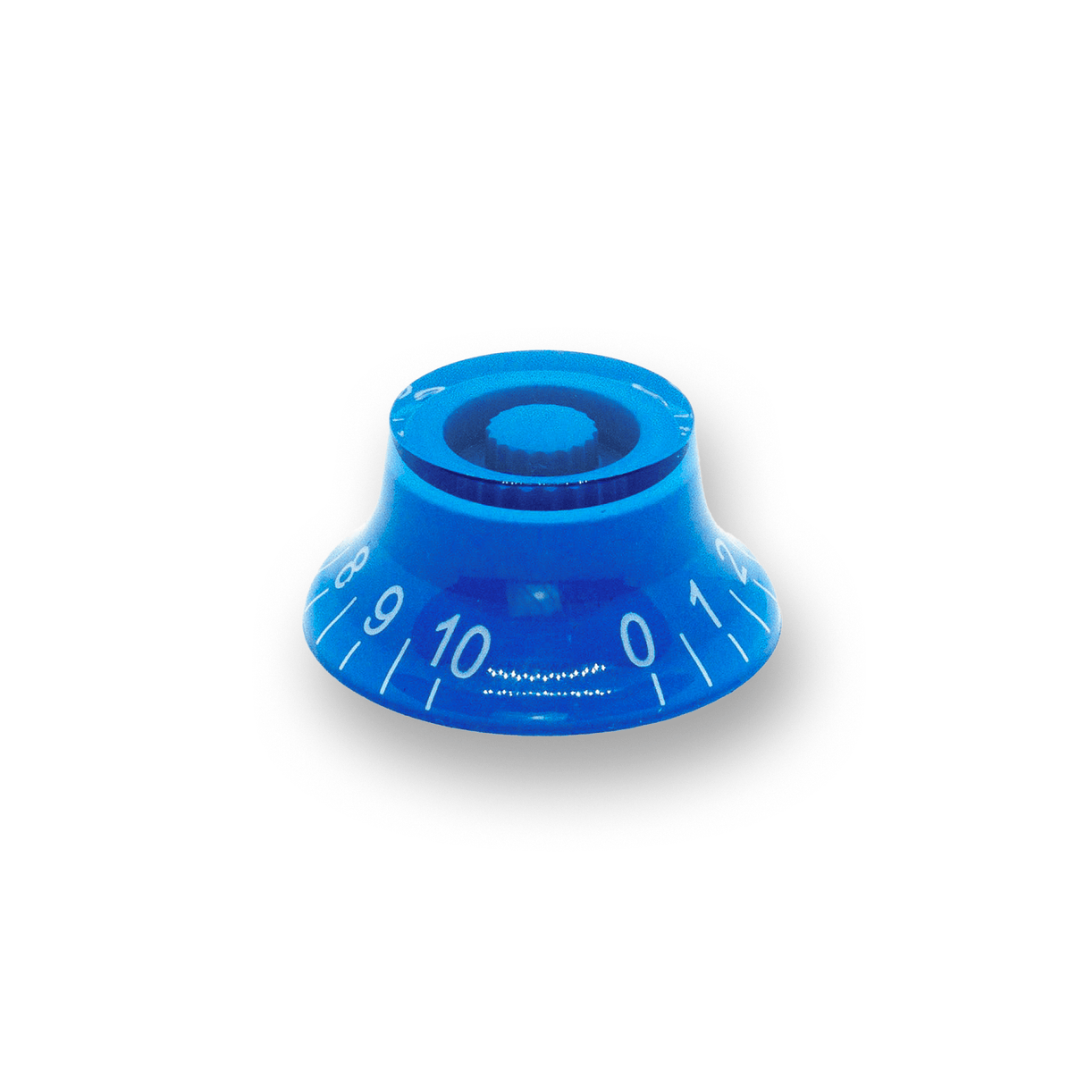 Top Hat Pot Knobs Transparent Tops (Various Colours) - Parts - WM Guitars