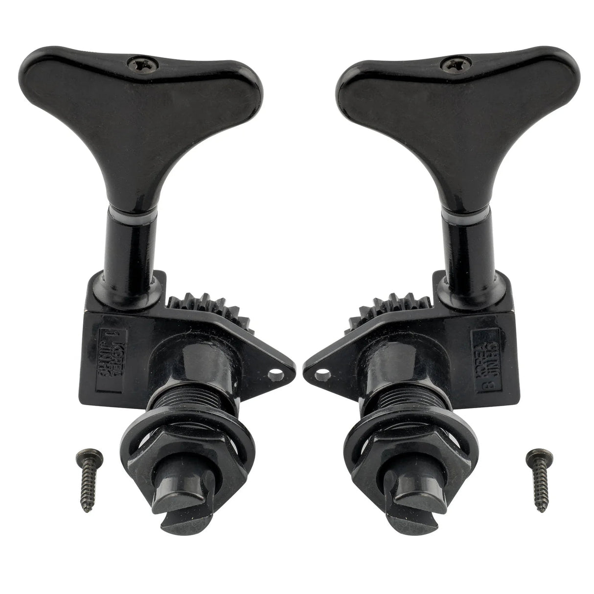 Wilkinson 2R2L 20:1 Ratio Open Gear Bass Machine Heads - Parts - Wilkinson