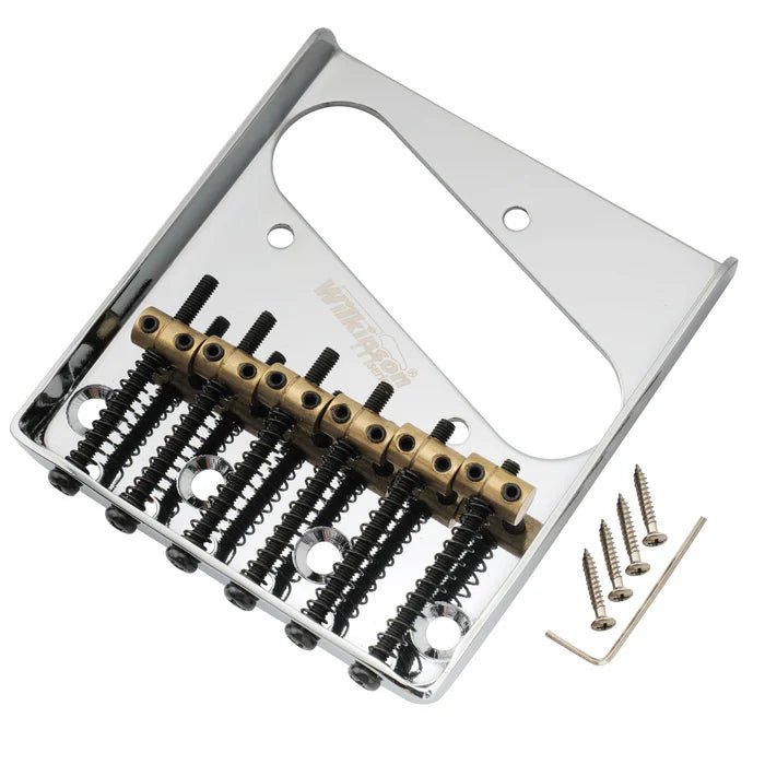 Wilkinson M Series 54mm Vintage Ashtray Style Bridge with 6 Brass Barrel Saddles - Parts - Wilkinson