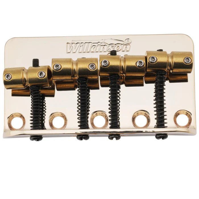 Wilkinson WBBC Bass Bridge Brass Saddles for 4 - String Precision/Jazz Bass - Parts - Wilkinson