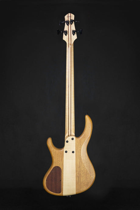 Woodstock Custom AK-64 Bass, Ash Burl 'Rock for Ukraine' - Electric Guitars - Woodstock