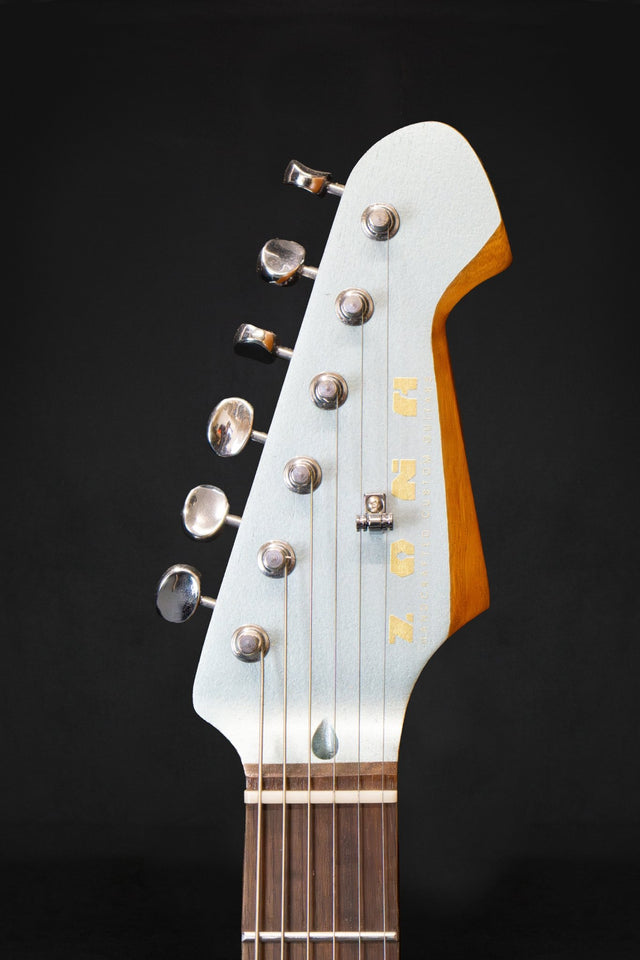 Zona Isca Custom Ice Blue Handmade Electric Guitar - Electric Guitars - Zona