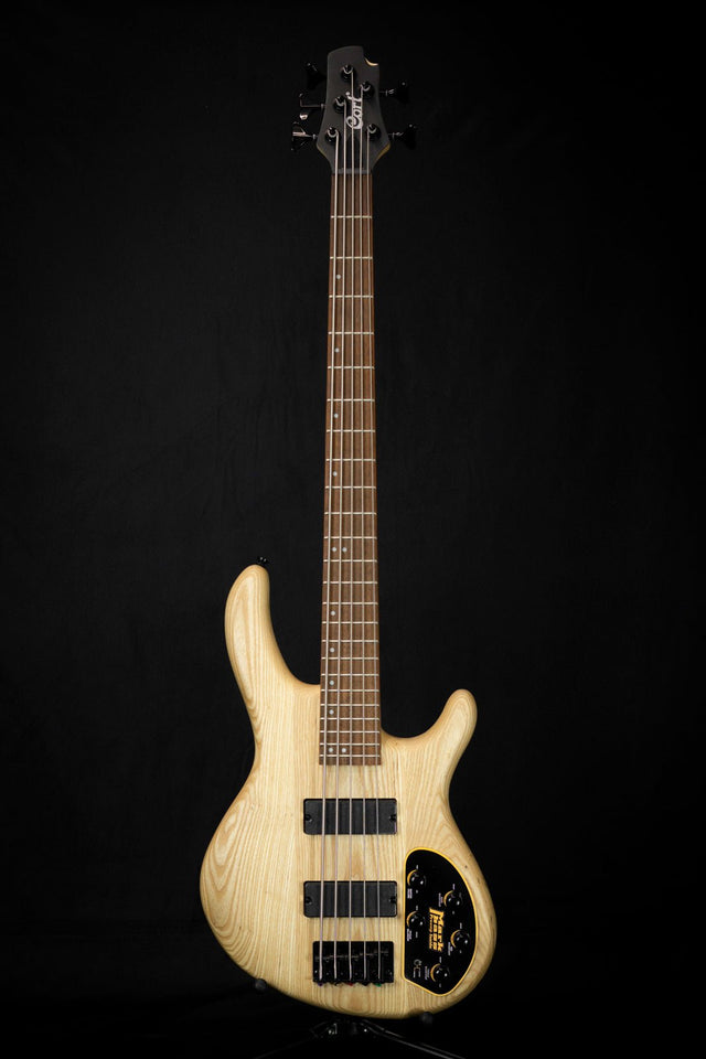 Cort DLX V AS Bass, Open Pore Natural - Bass Guitars - Cort