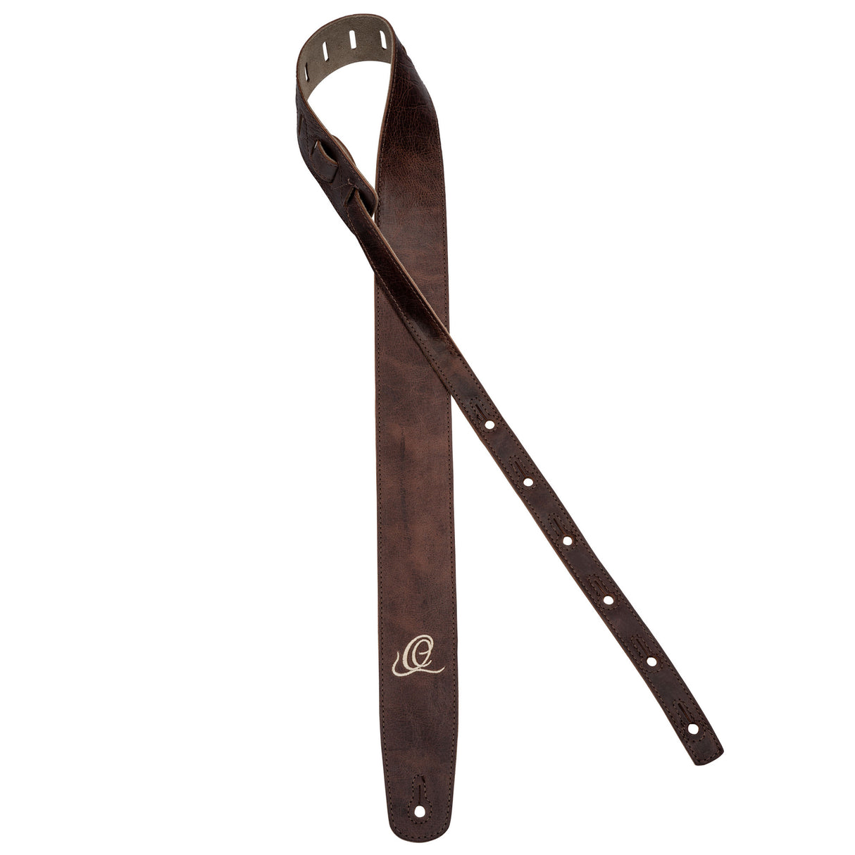 ORTEGA Suede-Leather Guitar-Strap - Peat