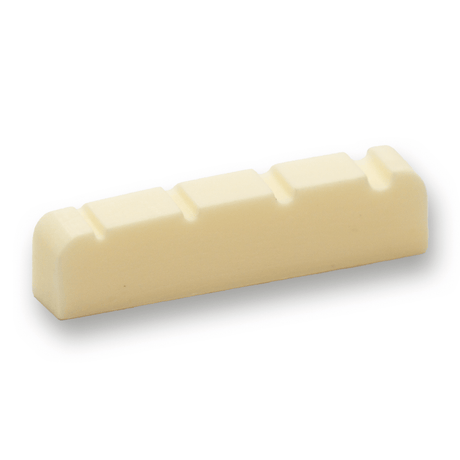 4 String Acoustic Bass Bone Nut 38mm (Bleached) - Parts - WM Guitars