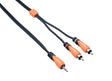 5 Meter Stereo 6.3 Jack - 2 x RCA Male Cable - Cables - Bespeco
