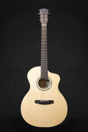 Dowina Walnut GAC NU Vintage Series Acoustic Guitar (Swiss Moon Spruce & Walnut)