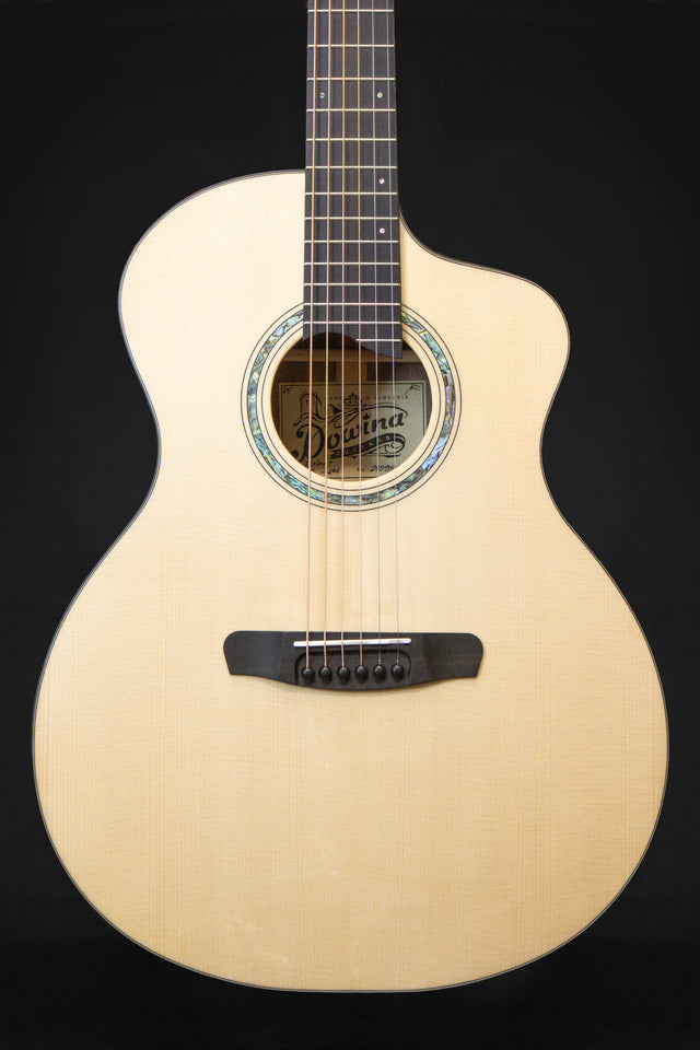Dowina Walnut GAC NU Vintage Series Acoustic Guitar (Swiss Moon Spruce & Walnut)