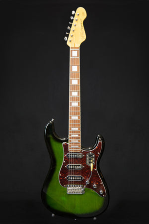 Vintage REVO Series 'Deluxe' Guitar Greenburst