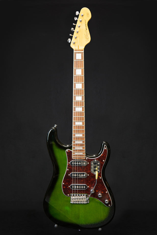 Vintage REVO Series 'Deluxe' Guitar Greenburst