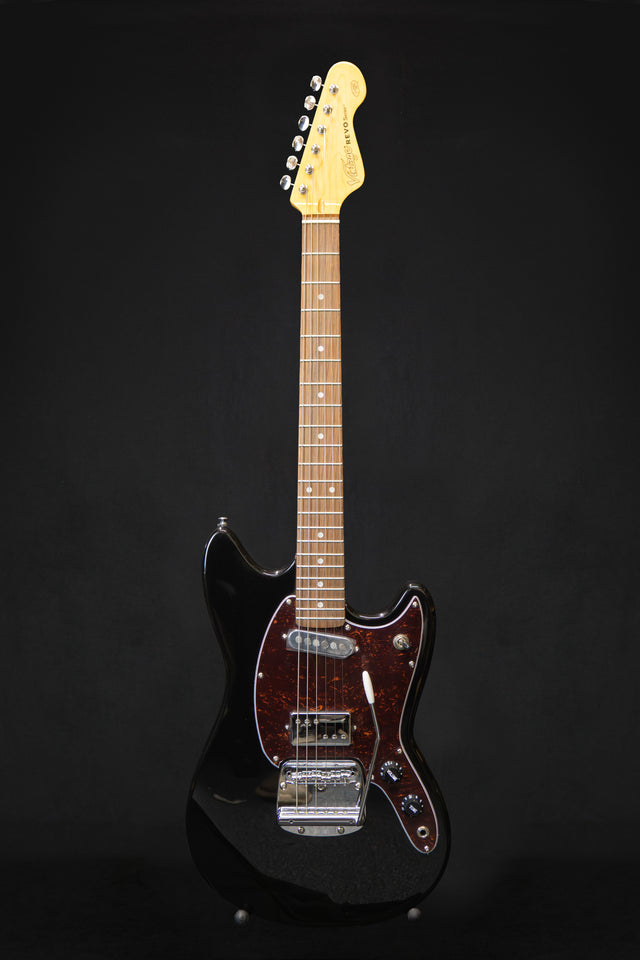 Vintage REVO Series 'Colt' HS Duo Electric Guitar Boulevard Black