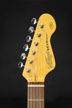 Vintage REVO Series 'Colt' HS Duo Electric Guitar Boulevard Black