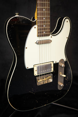 Woodstock Oldboy Tele Double Bound Black Electric Guitar