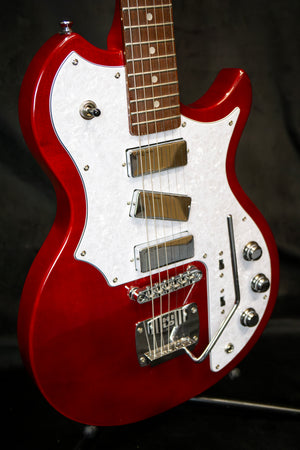 Rapier Deluxe Thru Red Electric Guitar