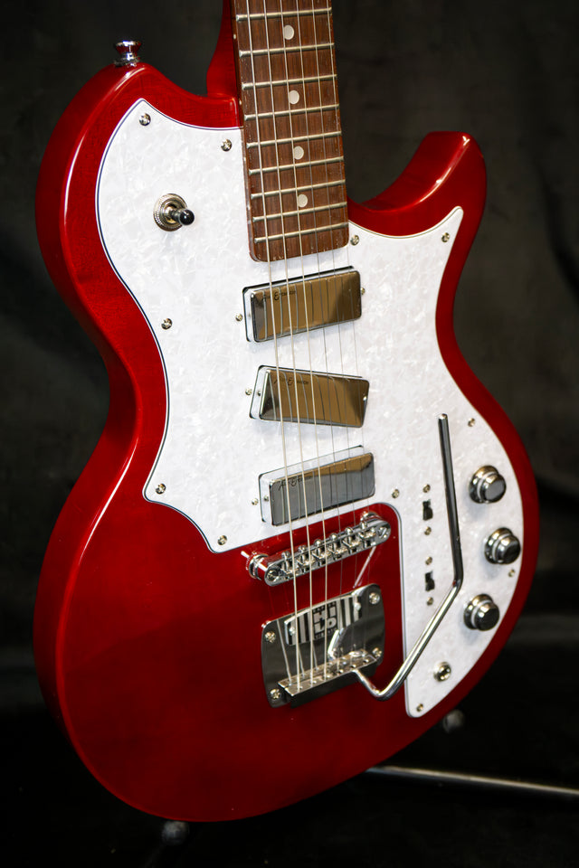 Rapier Deluxe Thru Red Electric Guitar