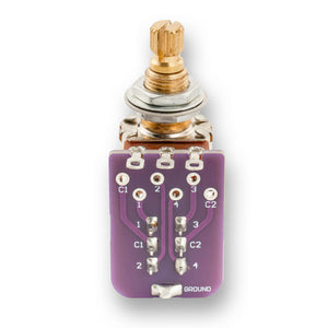 Musiclily Pro Push Pull Audio (Log) Medium Split Shaft 250K Pot