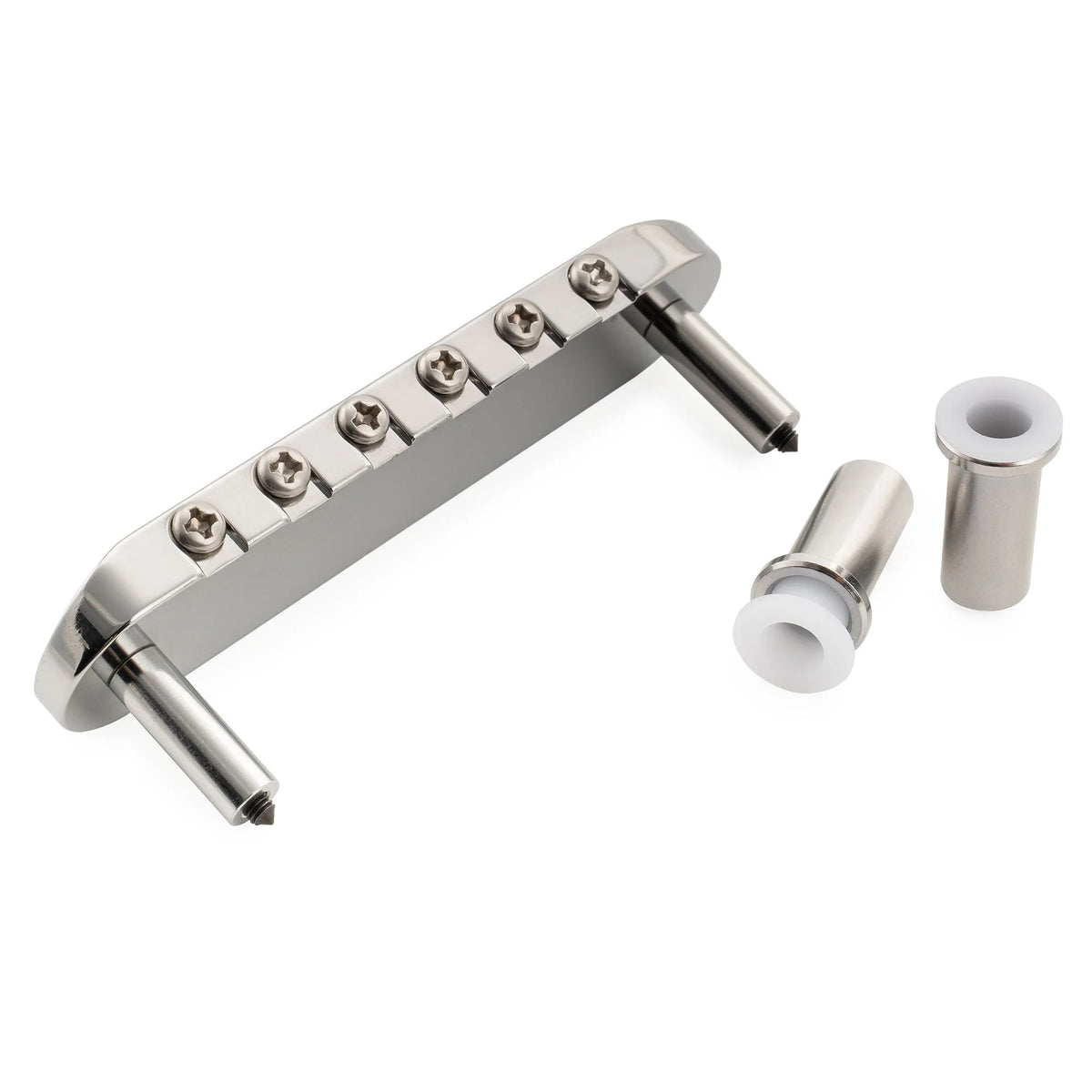 Musiclily Ultra BJ002 52.5mm Offset Bridge with Full Solid Brass Plate for Jazzmaster Jaguar Style Guitars