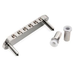 Musiclily Ultra BJ002 52.5mm Offset Bridge with Full Solid Brass Plate for Jazzmaster Jaguar Style Guitars