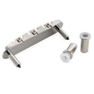 Musiclily Ultra BJ004 52.5mm Offset Bridge with Solid Brass Saddles for Jazzmaster Jaguar Style Guitars