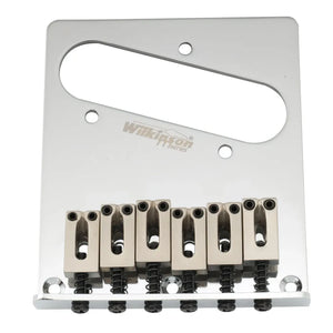 Wilkinson M Series 52.5mm Guitar Bridge with 6 Modern Style Saddles