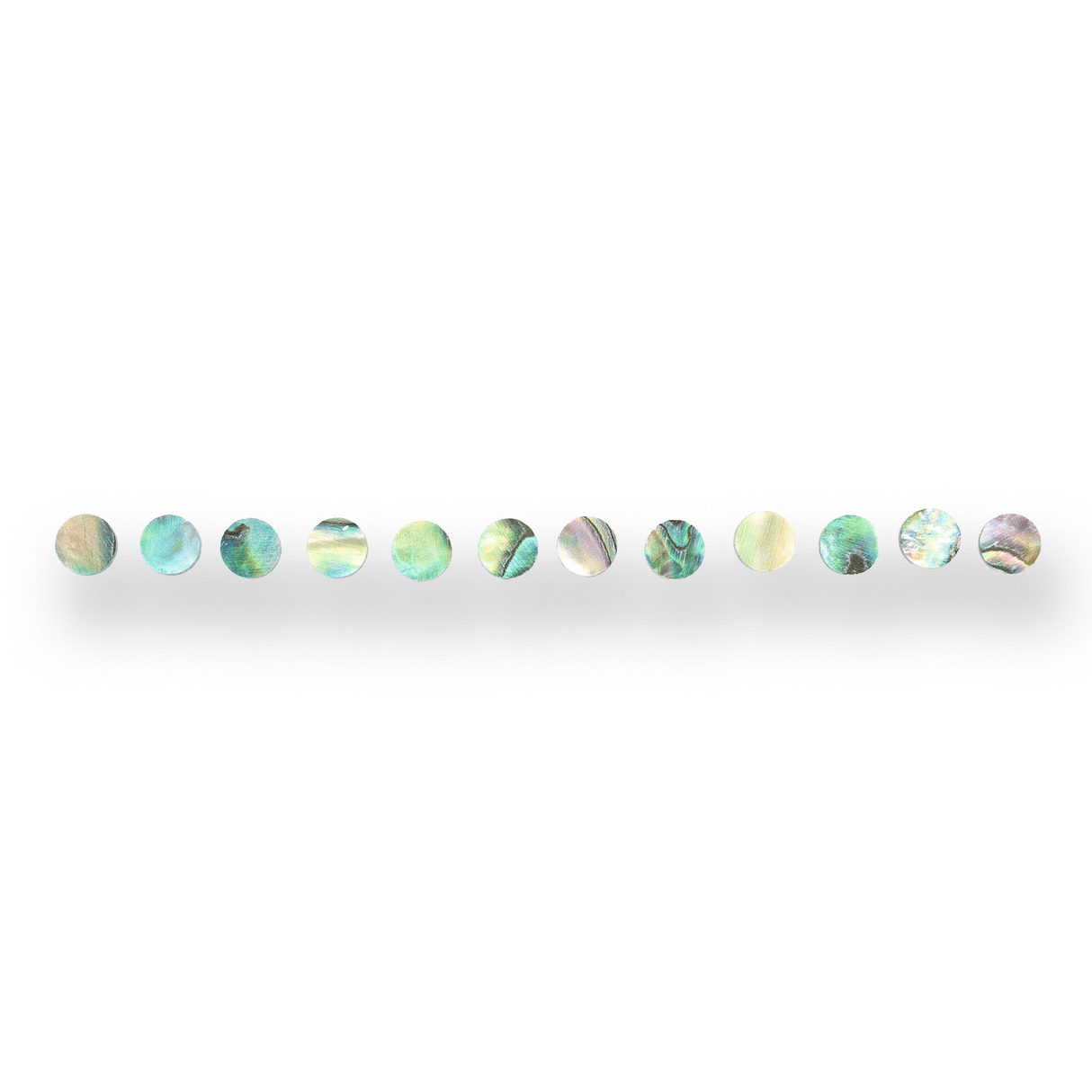 Abalone Dot Fretboard Inlays x12 (Various Sizes) - Parts - WM Guitars