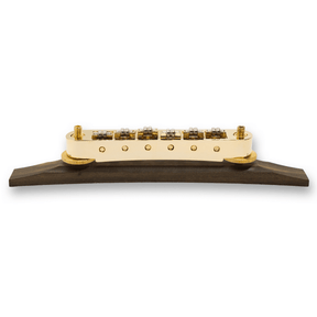 Archtop Roller Tune - O - Matic Ebony Base Stainless Steel Bridge (Various Finishes) - Parts - WM Guitars